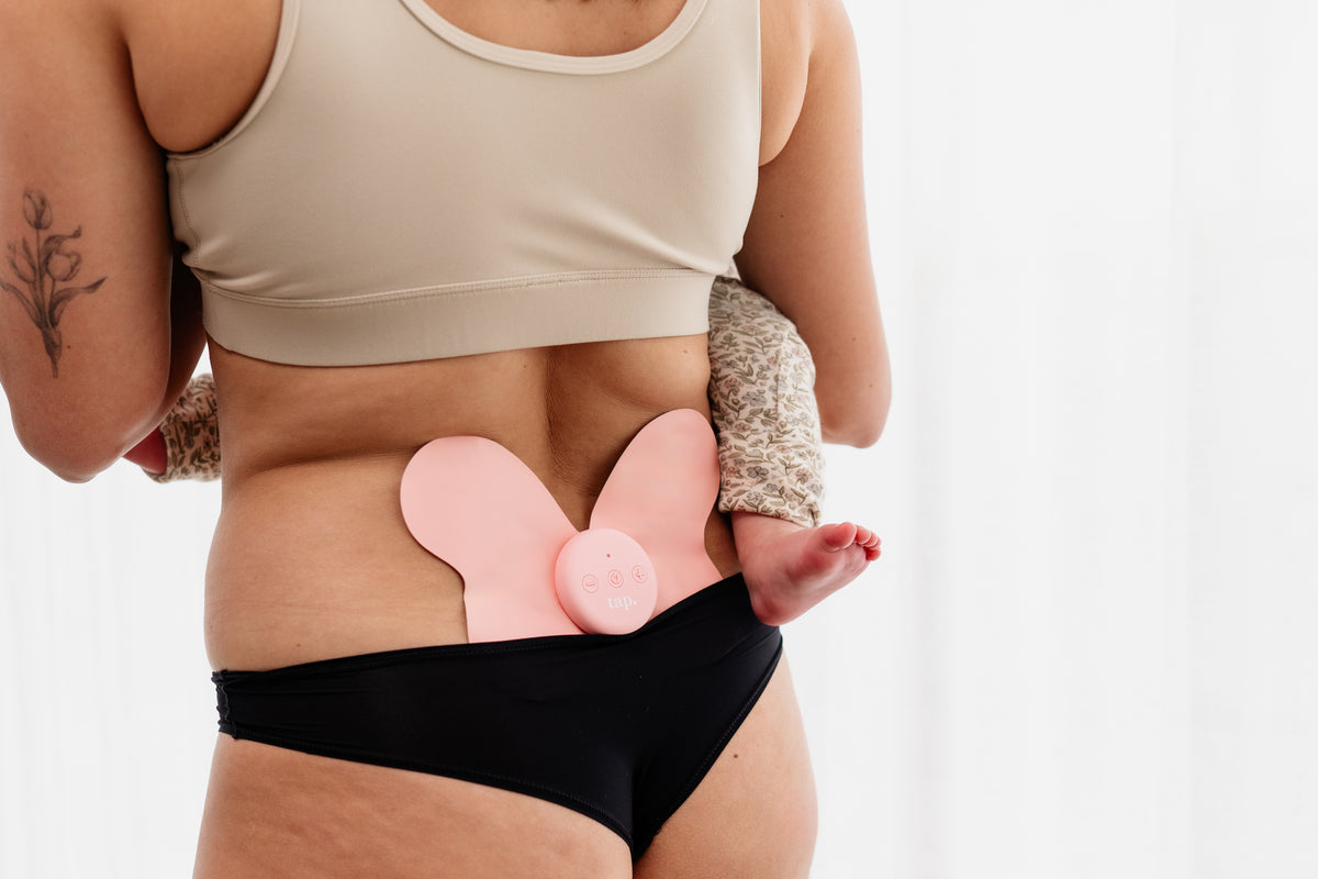XL Butterfly Electrode Pad in Blush Pink