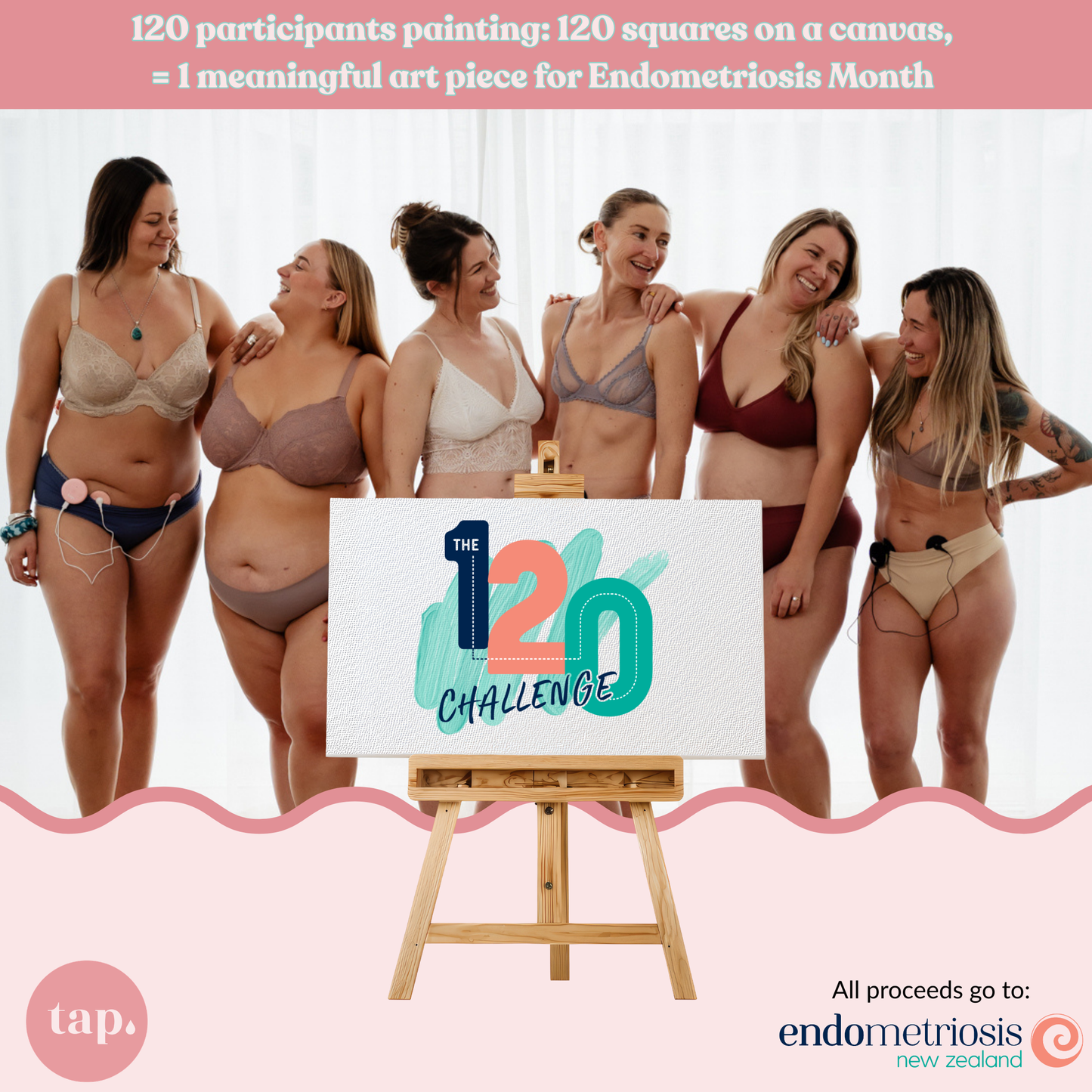 BOP Locals: We Need You! 120 Challenge 'Paint a Square' for Endometriosis New Zealand