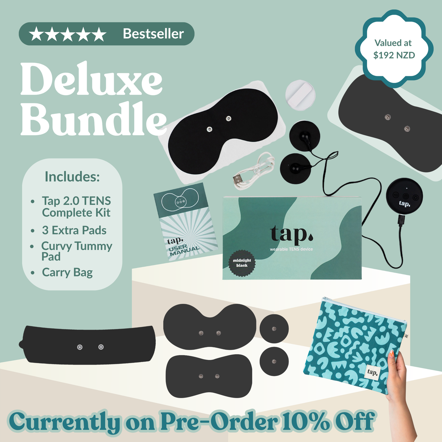 Deluxe Bundle Tap 2.0 & Accessories