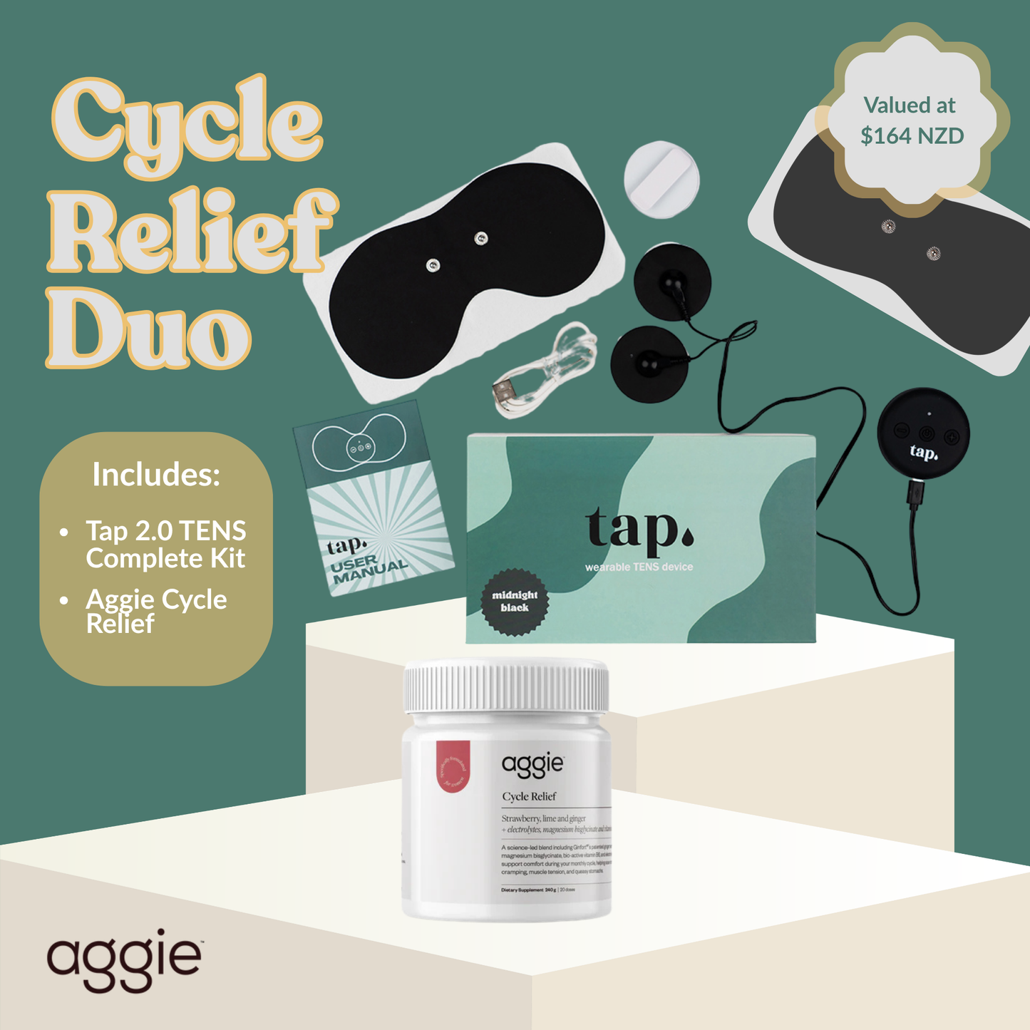 Tap. & Aggie Cycle Relief Bundle