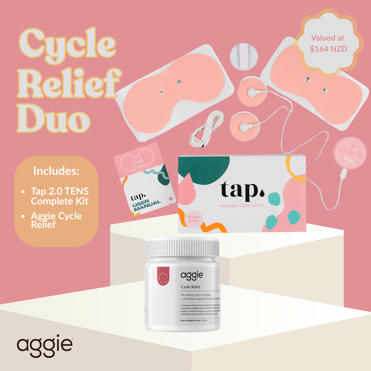 Tap. & Aggie Cycle Relief Bundle