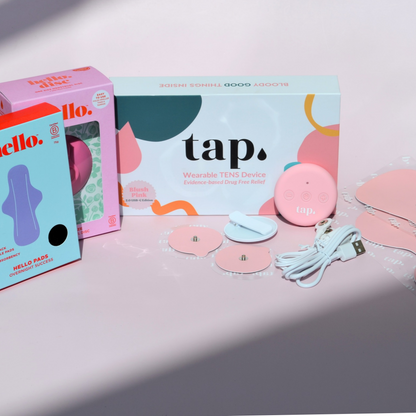 Tap 2.0 + Hello Period Bundle in Blush Pink