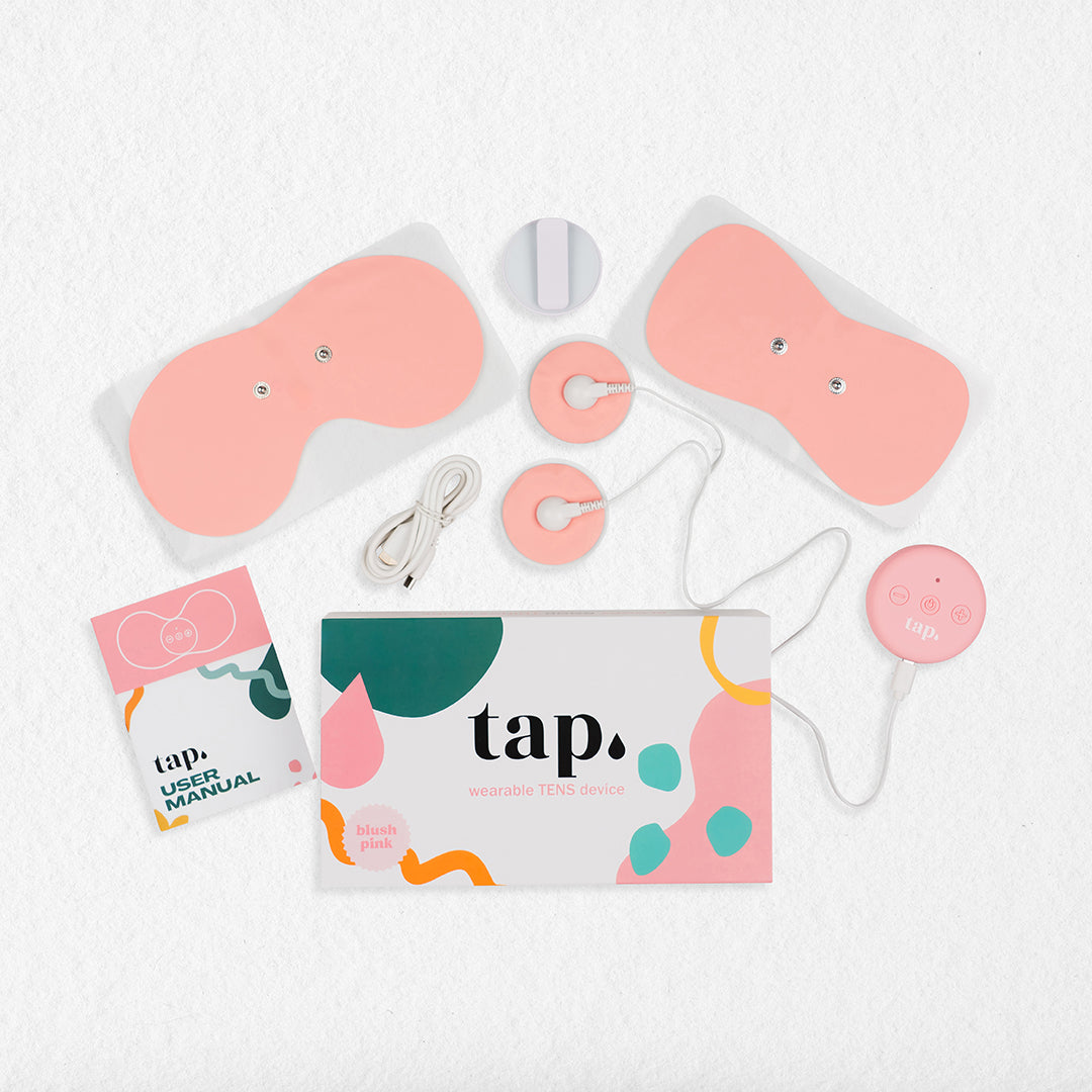 TAP 2.0 wireless TENS device for period pain and endometriosis relief