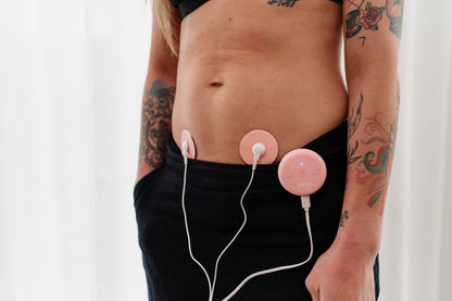 Comfortable pain relief with TAP 2.0 TENS unit at home